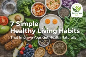 7 simple healthy living habits that improve your gut health naturally
